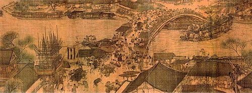 Detail of Along the River During the Qingming Festival